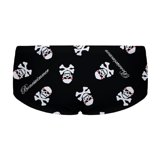 Trunks UCLA - A61 BLACK WHITE SKULLS